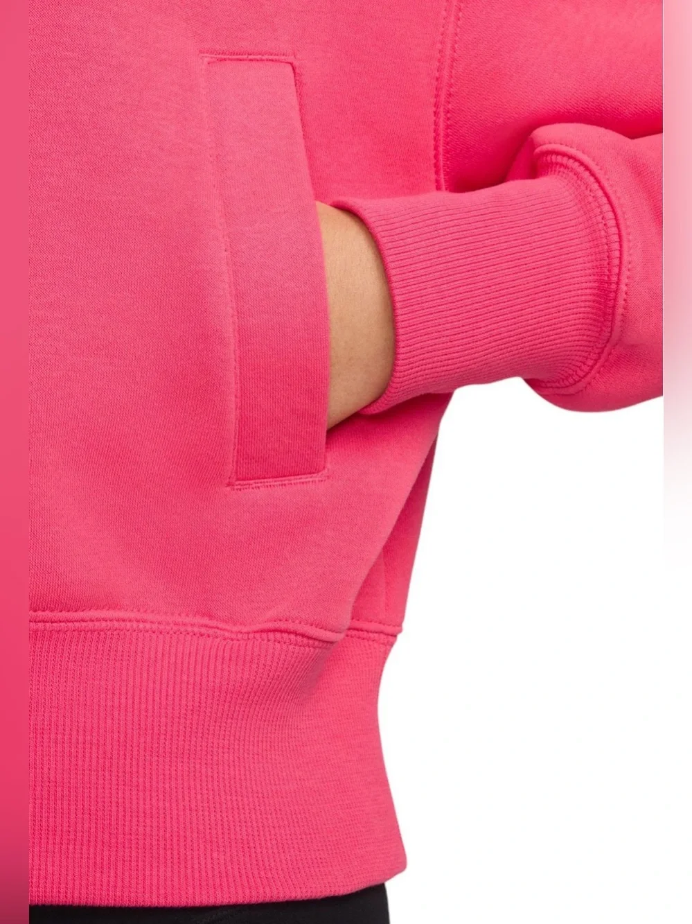 NIKE SPORTSWEAR PHOENIX FLEECE OVERSIZED TRACK JACKET –Aster Pink/Sail Women S
